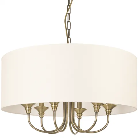 Lampa wisząca ABU DHABI P06871BR-WH