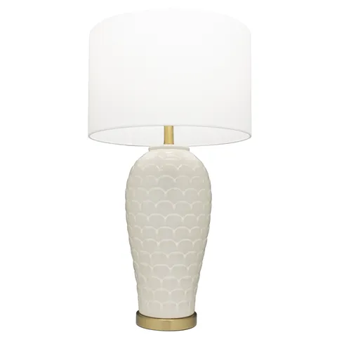 Lampa stołowa MURCIA T01033BR-WH